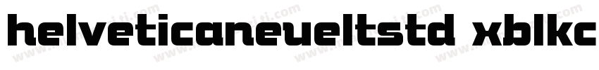 helveticaneueltstd xblkcn0字体转换